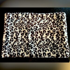 White leopard infinity scarf